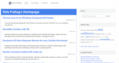 Desktop Screenshot of petefreitag.com